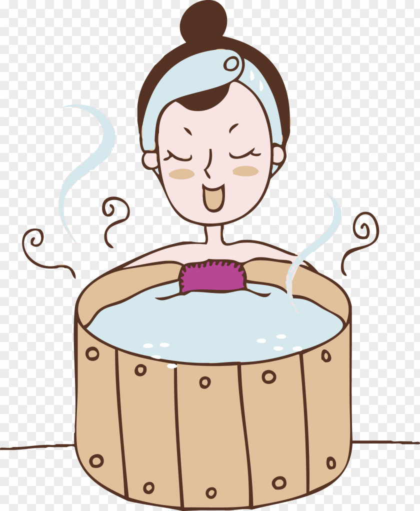 Cartoon Girls Pictures Bath Bugs Bunny Bathing Illustration PNG