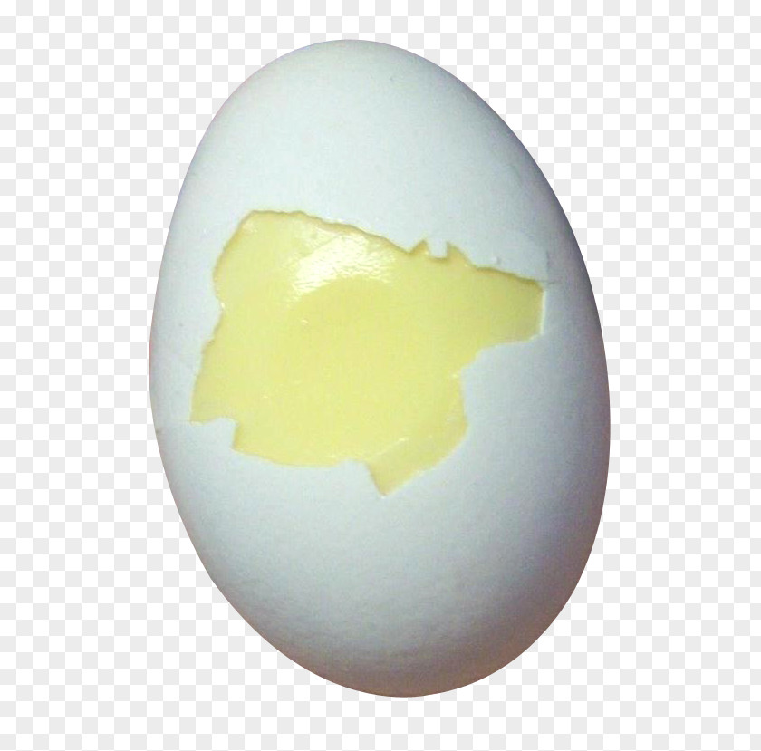 Cracked Egg Easter Bunny White PNG