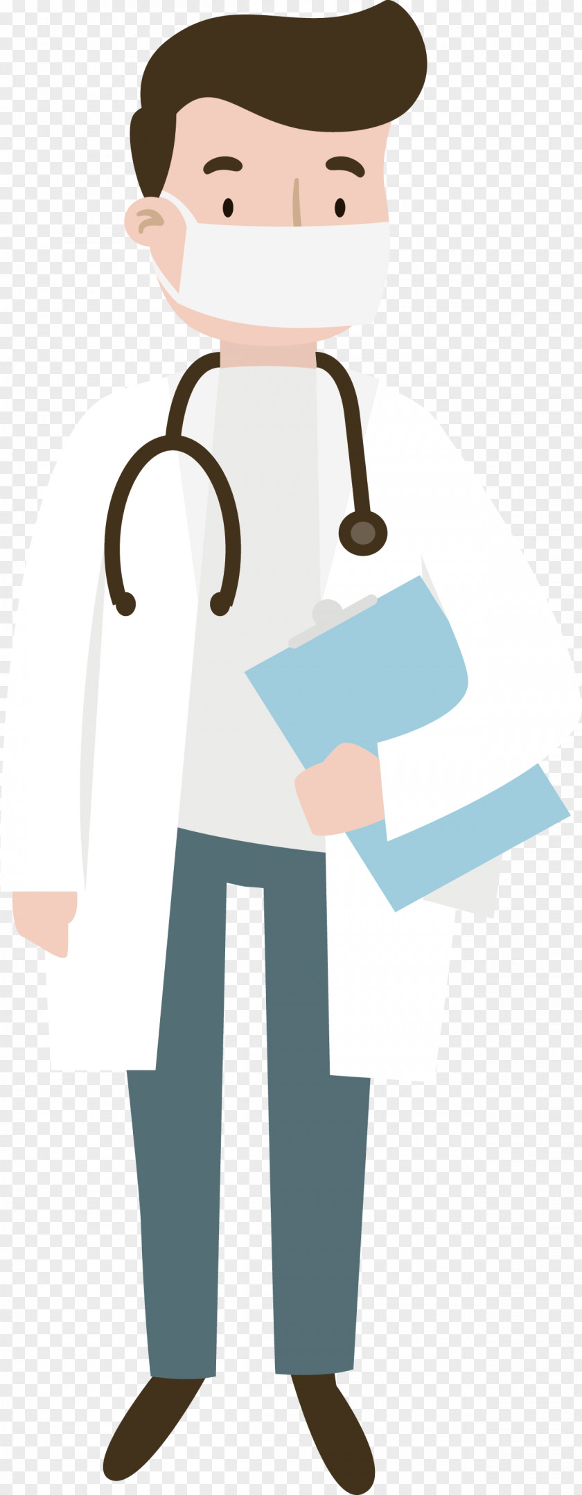 Doctor Wearing A Mask Physician Clip Art PNG