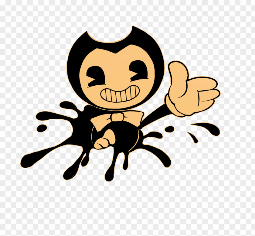 Hello Bendy And The Ink Machine Neighbor Fan Art TheMeatly Games Drawing PNG