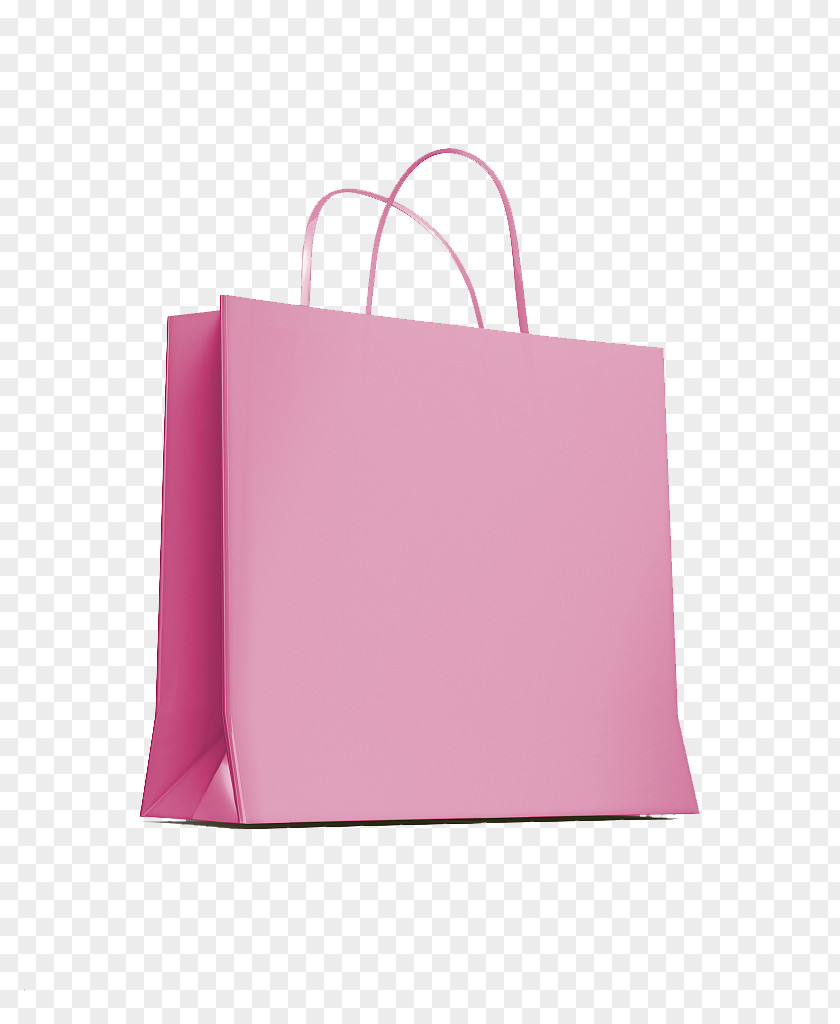 Pink Shopping Bag Reusable Tote Paper PNG