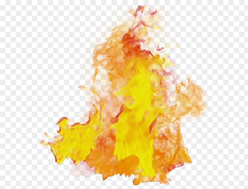 Watercolor Paint Yellow Background Free Fire PNG
