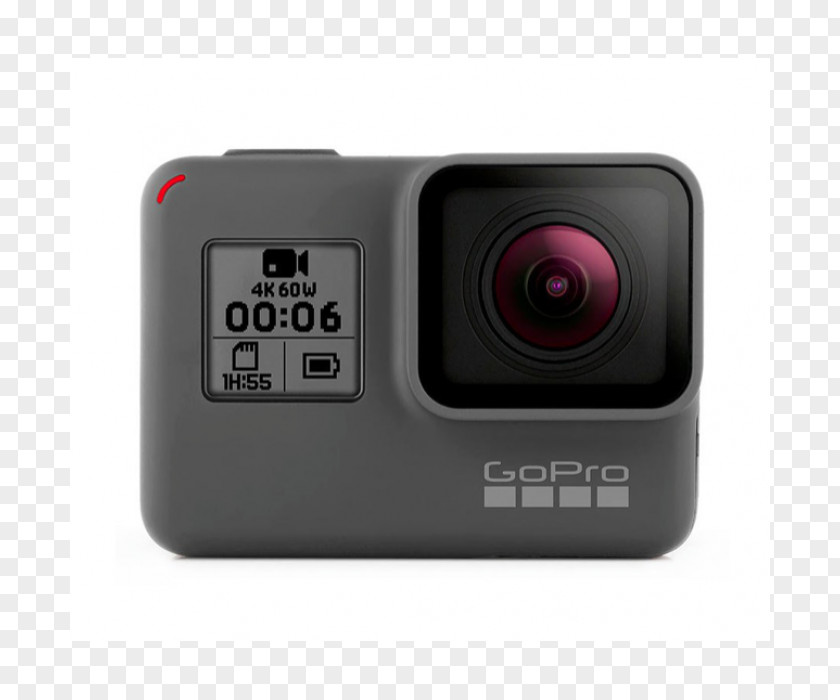GoPro HERO6 Black Action Camera 4K Resolution PNG