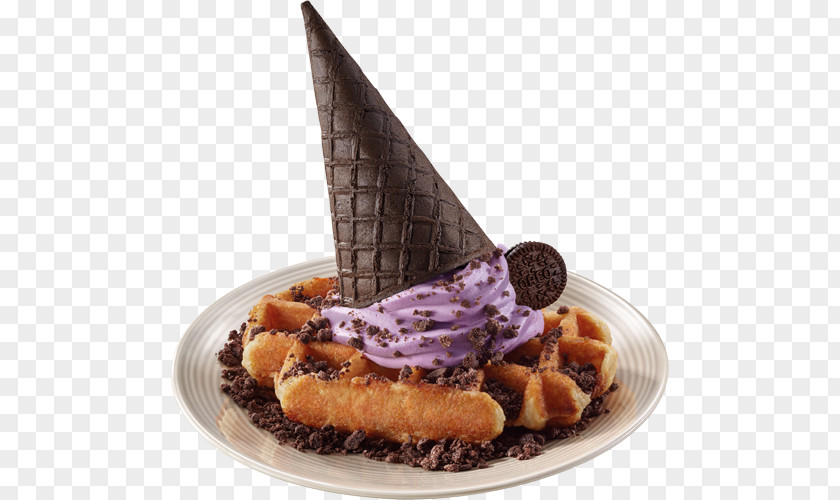 Ice Cream Sundae Breakfast McDonald's Waffle PNG