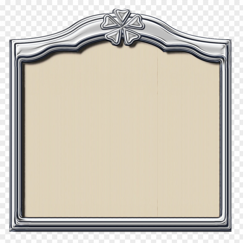 Metal Picture Frame Paper Background PNG
