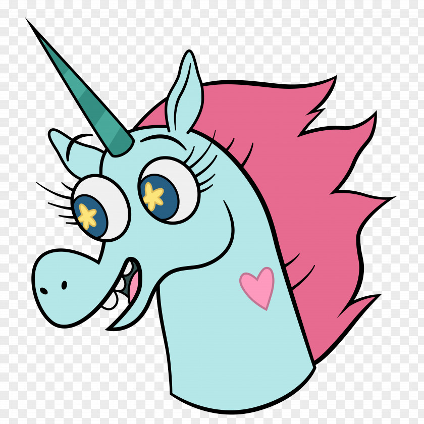 Star Pony Head Marco Diaz Coloring Book PNG