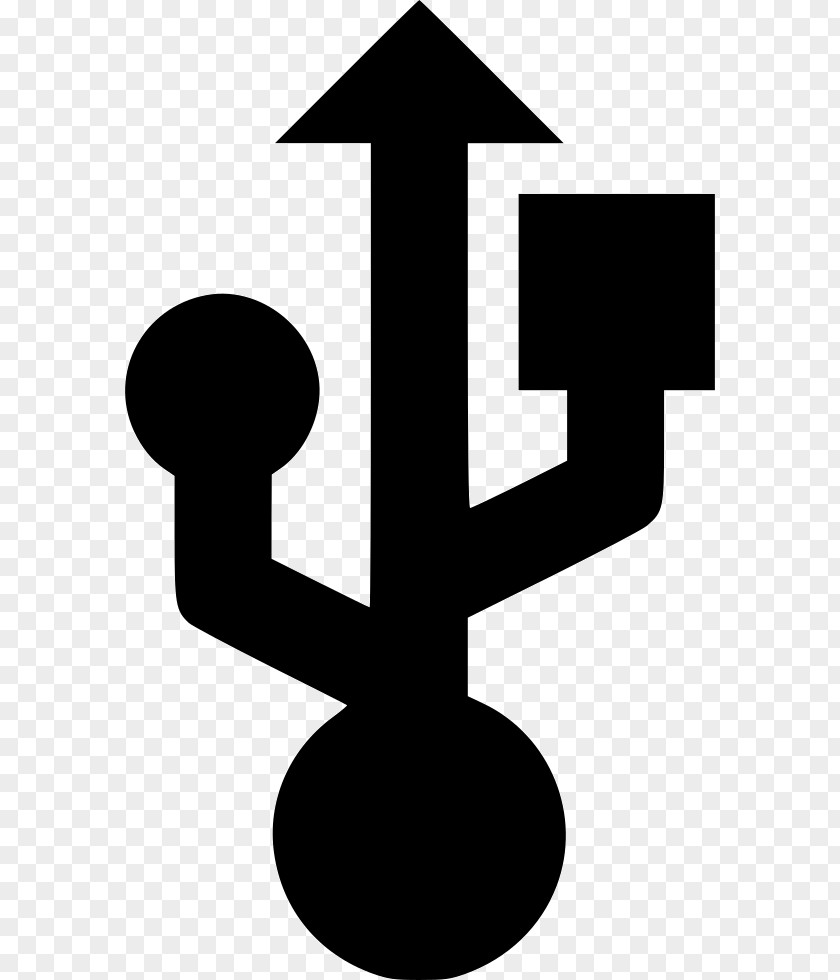 Usb Symbol Clip Art Product Design Black PNG