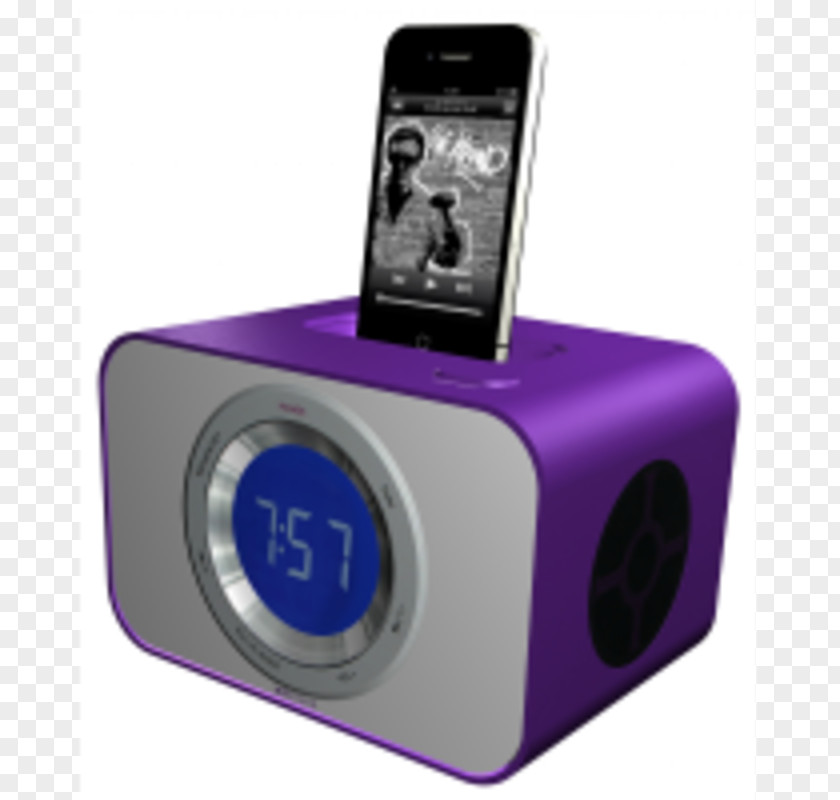 Clock Alarm Clocks KitSound Dock Sound Box Multimedia PNG