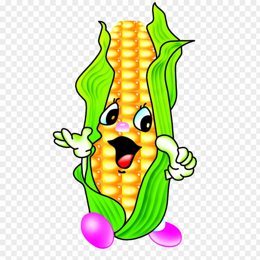 Corn Cartoon Avatar Maize PNG