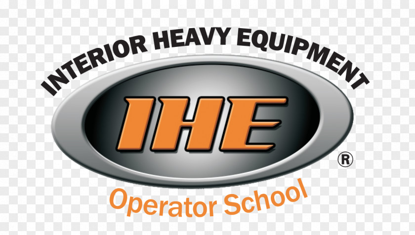 Heavy Equipment Operator Interior School Ltd. Machinery Logo Winfield, British Columbia PNG