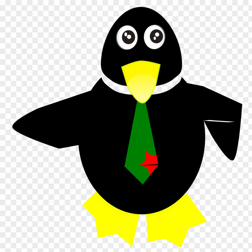 Linux Penguin Necktie PNG