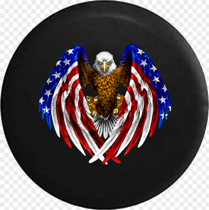 Spare Tire Bald Eagle United States Of America Flag The Drawing PNG