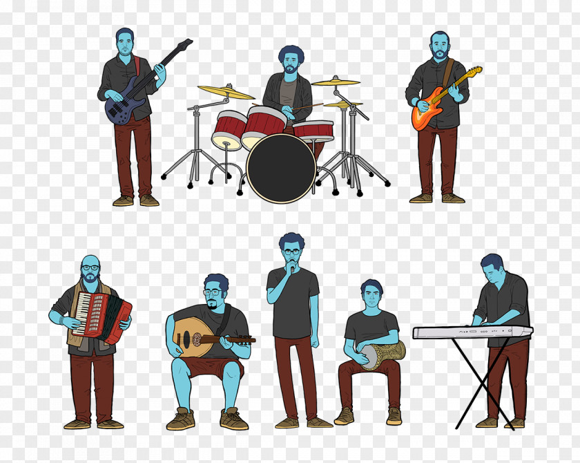 Animated Music Video Illustration Clip Art Human Behavior Product Design PNG