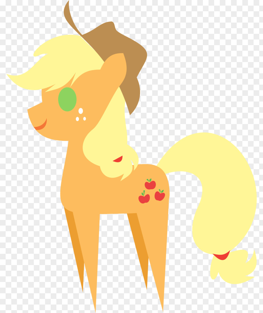 Applejack Vector Horse Deer Cat Illustration Dog PNG