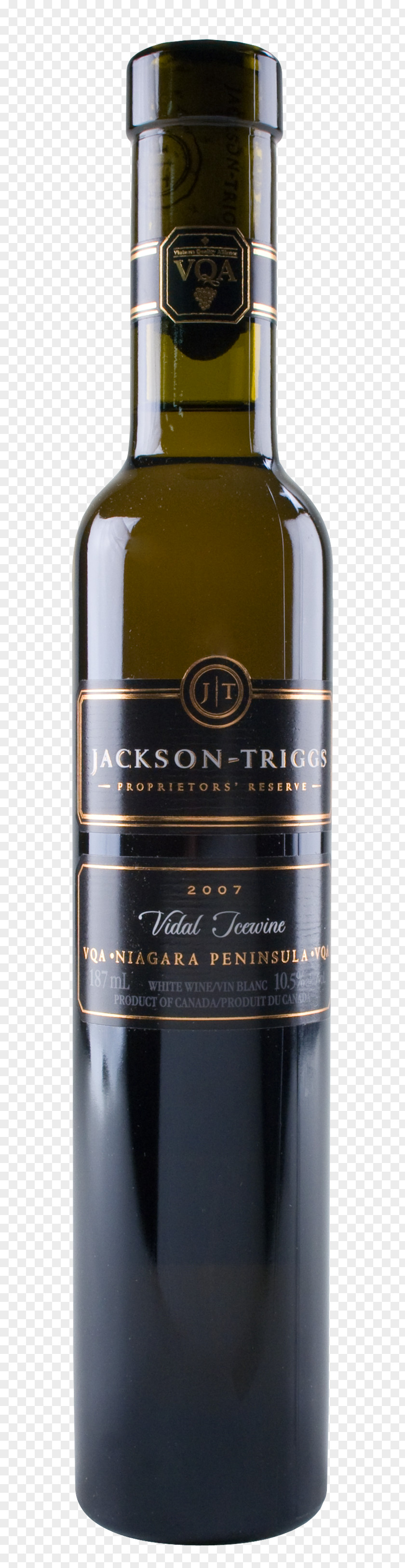 Glass Liqueur Bottle Jackson-Triggs Niagara Peninsula Regional Municipality Of PNG