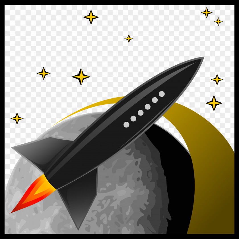 Rocket Vector Illustration Material Science Fiction Pixabay PNG