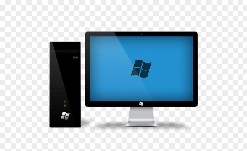 Computer Desktop Pc Image Dell Microsoft Windows Personal Icon PNG