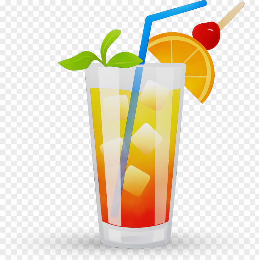 Orange Drink Harvey Wallbanger Cocktail Garnish Tequila Sunrise Non-alcoholic PNG