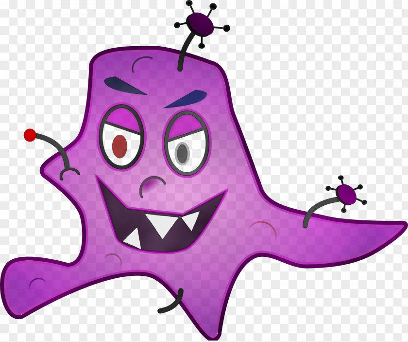 Plant Star Bacteria Cartoon PNG