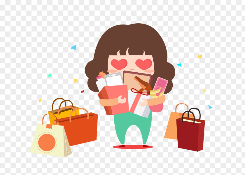 Shopping Cartoon Taobao PNG