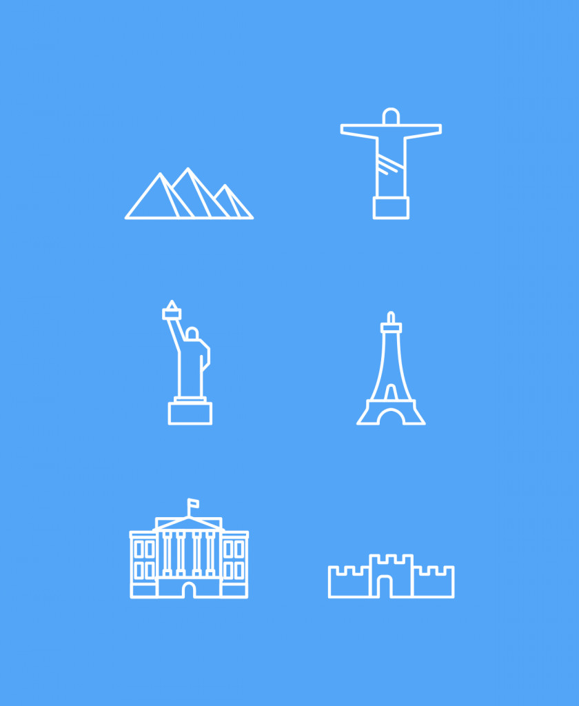 Landmarks Icon Design Download PNG