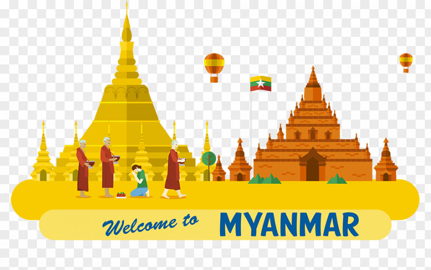 Myanmar Flag Of Visa PNG
