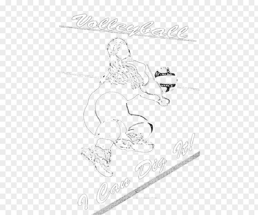 Dig Finger Line Art Cartoon Sketch PNG