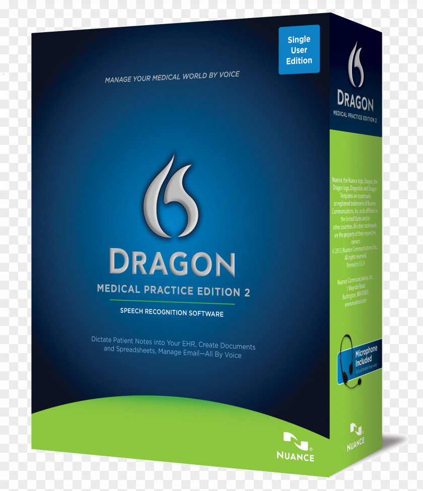 Medical Practice Dragon NaturallySpeaking Nuance Communications Medicine Speech Recognition Computer Software PNG