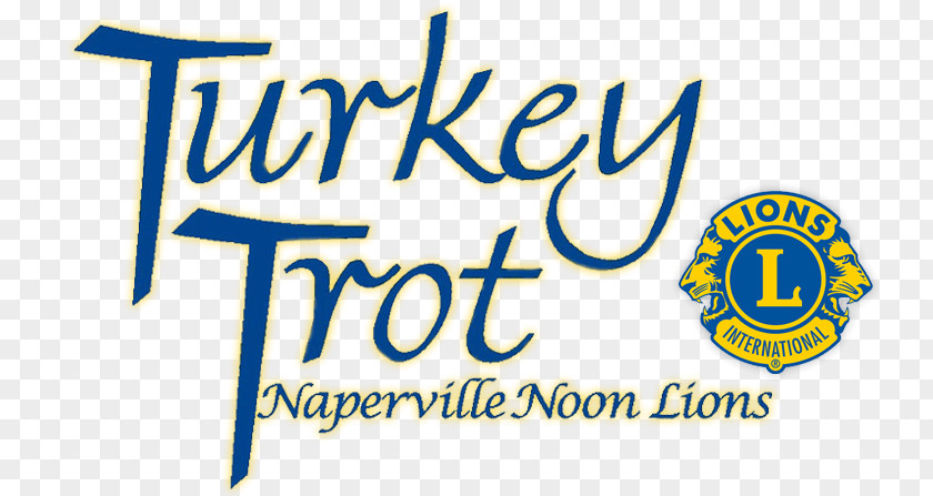 Naperville Noon Lions Turkey Trot RaceWire LLC Logo PNG