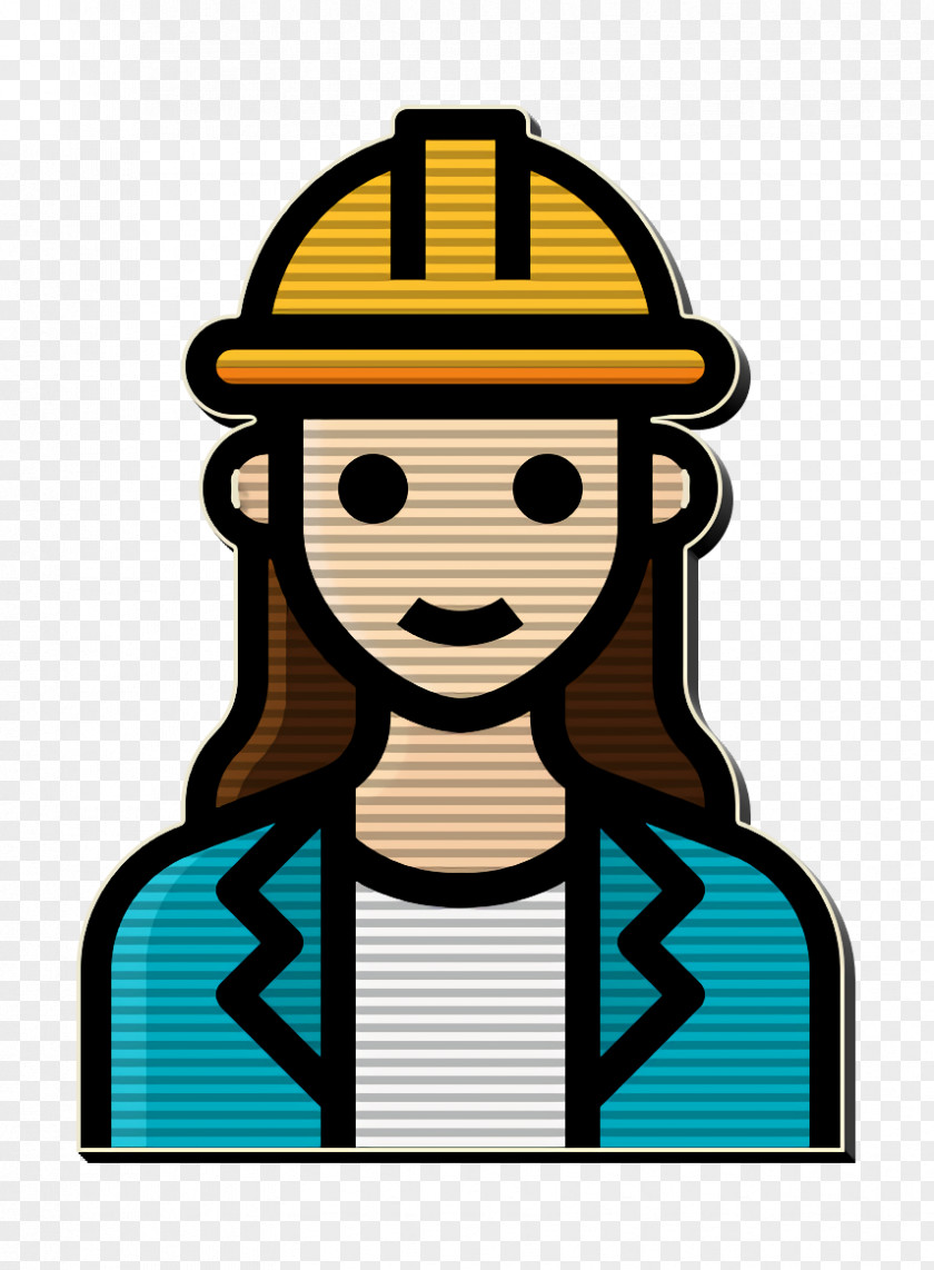 Occupation Woman Icon Architect PNG