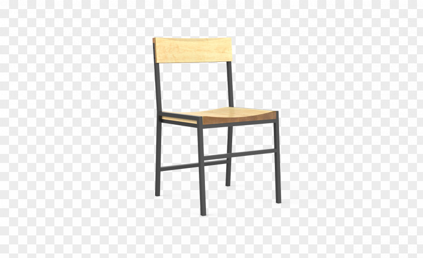 Wooden Stool Chair Bar Armrest Garden Furniture PNG