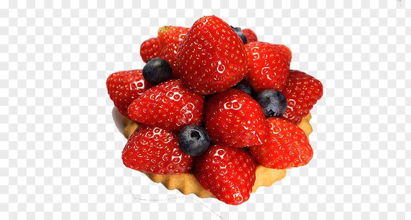 Cherry Strawberry Blueberry Tart PNG