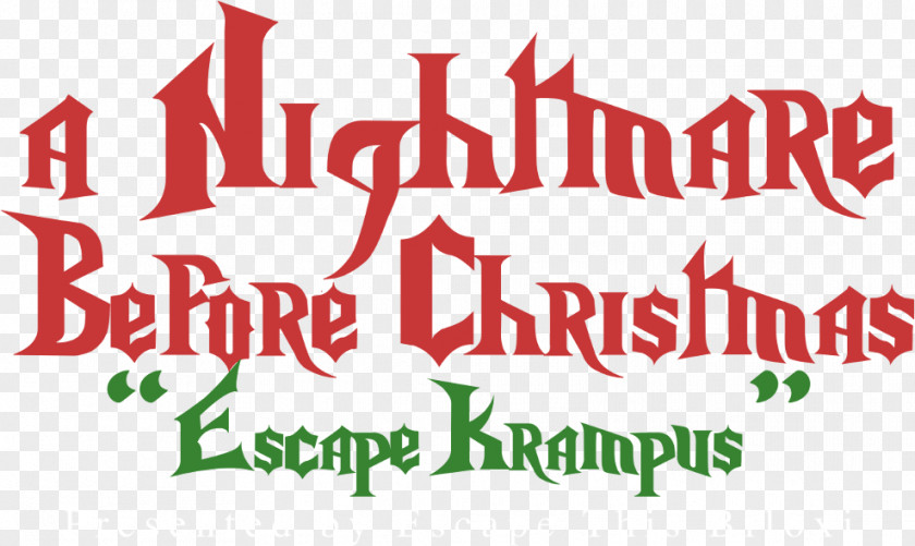 Christmas Logo Krampus Font PNG