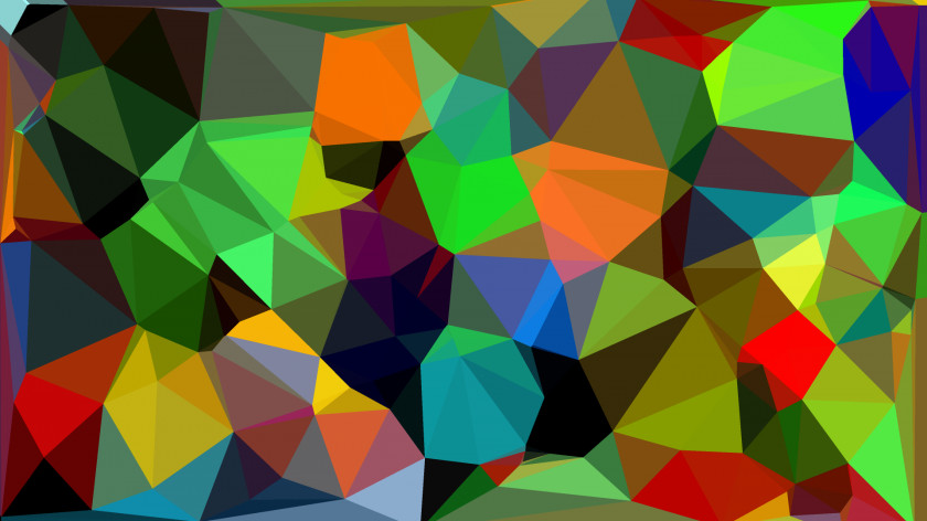 Geometric Color Geometry 1080p Rainbow Wallpaper PNG