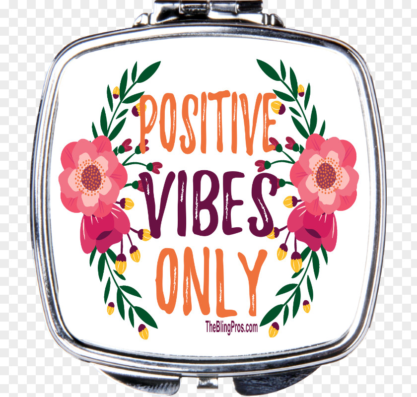 Positive Vibes Cut Flowers History Canvas Print Text Font PNG