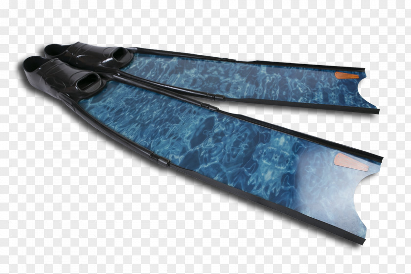 Blue Camo Glass Fiber Diving & Swimming Fins Spearfishing Free-diving PNG