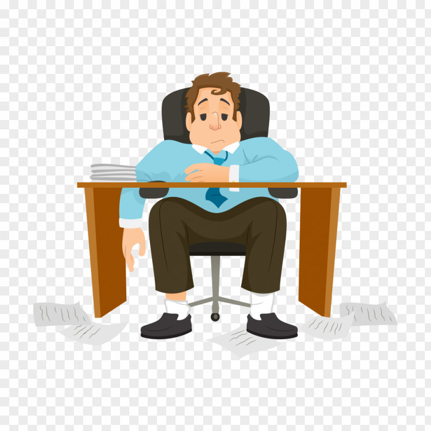 Chair Illustration Human Behavior Sitting Cartoon PNG