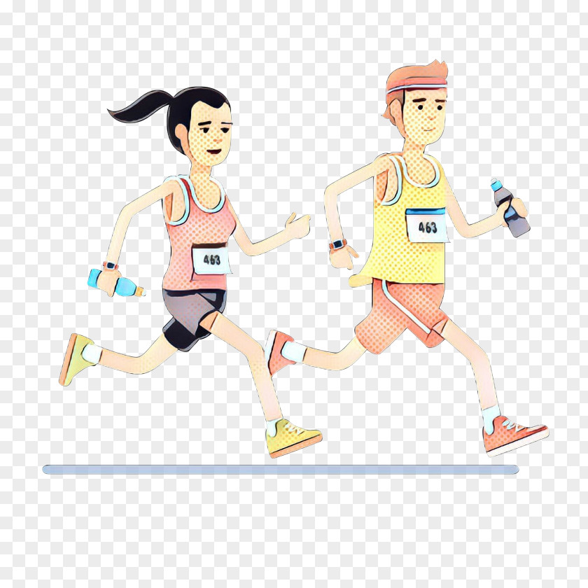 Modern Pentathlon Sports Running Cartoon Recreation Exercise Individual PNG