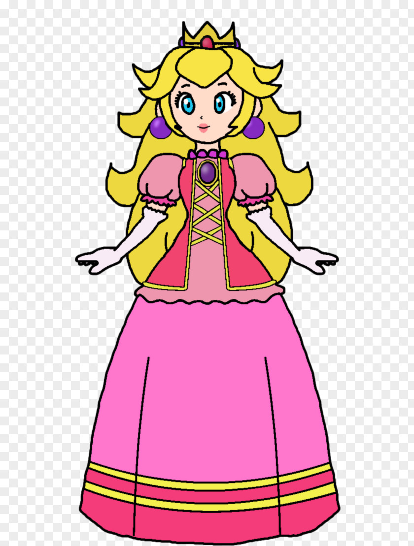 Peach Background Pattern Super Princess Mario Bros. Daisy Luigi PNG