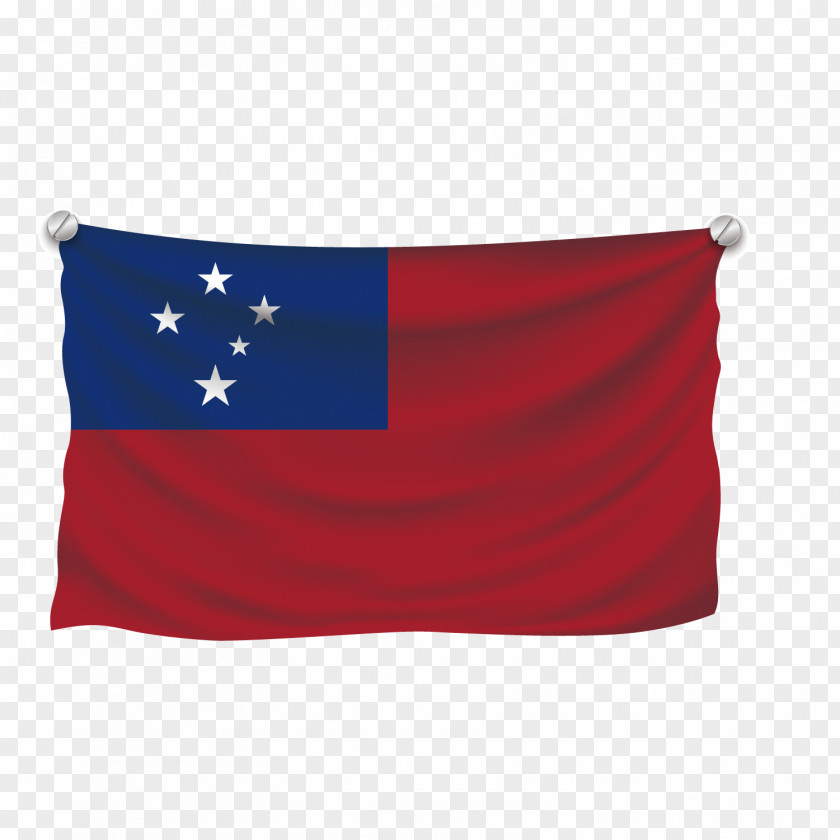 Vector Flag Country Samoa Euclidean Icon PNG