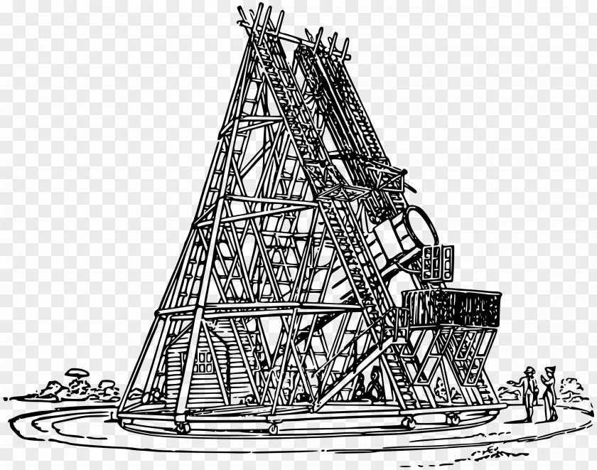40-foot Telescope Slough William Herschel PNG