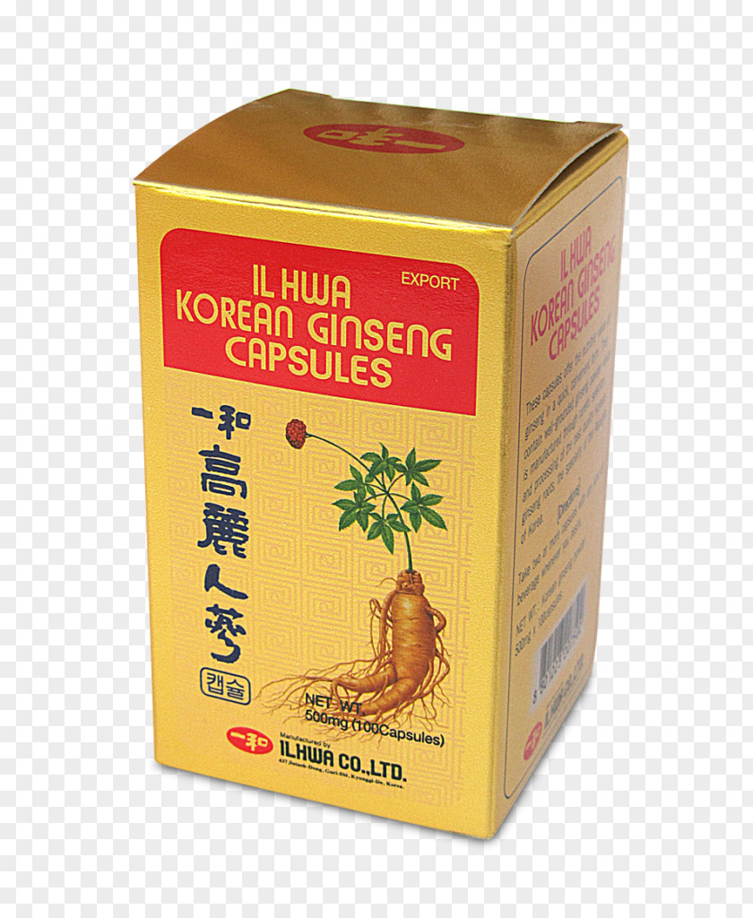 Health Asian Ginseng Ilhwa Adaptogen Root PNG