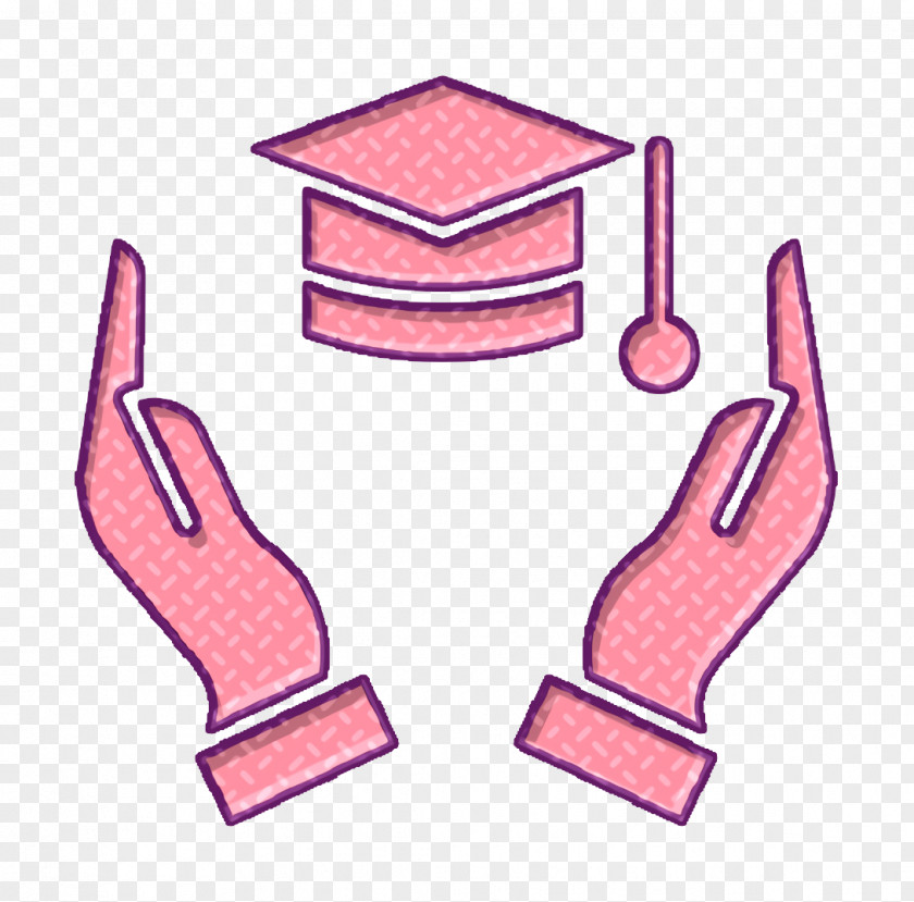 School Icon Scholarship Hands PNG