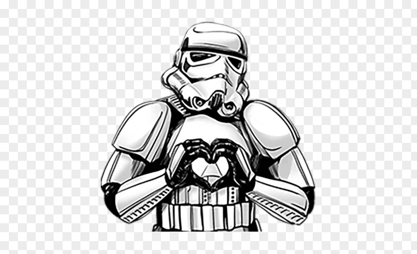 Stormtrooper Anakin Skywalker Sticker Star Wars Telegram PNG