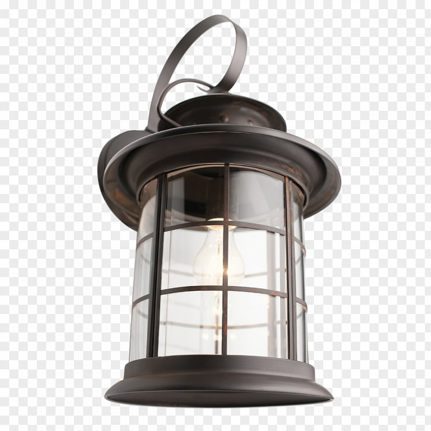 Traditional Lantern Ceiling Light Fixture PNG