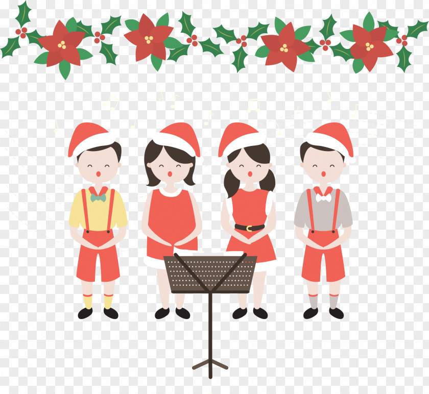 Children Singing Christmas Concert Choir Child PNG