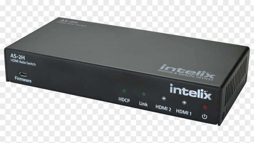 Hdmi Switch Product Intelix Dual HDMI Auto-Switcher With HDBaseT Output AS-2H Video Power Distribution Unit PNG