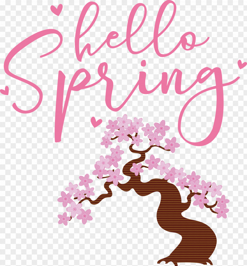 Hello Spring PNG