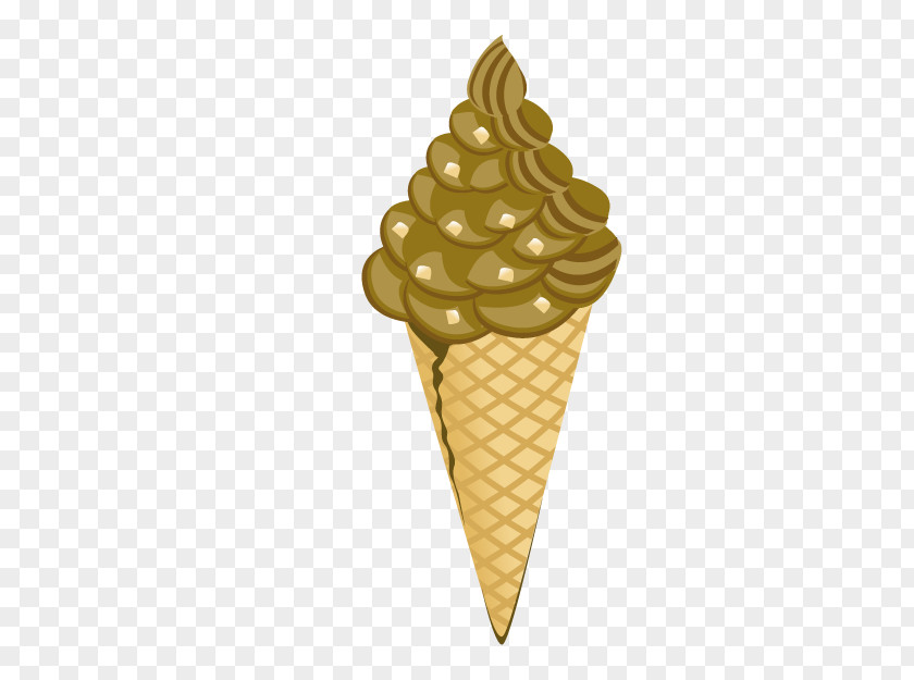 Ice Cream Cone Soft Serve PNG