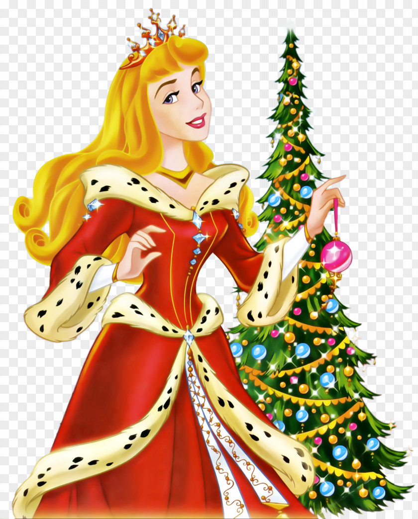 Princess Disney Christmas Aurora Belle Rapunzel Snow White PNG